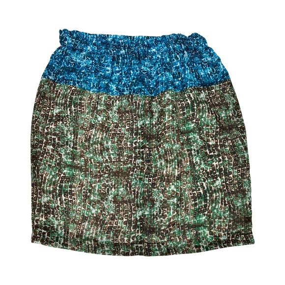 Derek Lam For Design Nation Armadillo Print Drawstring Skirt Size M NWT - Picture 7 of 15